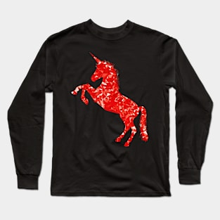 Special Red Unicorn is Real Long Sleeve T-Shirt